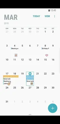 Samsung Calendar android App screenshot 2